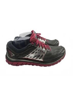 Brooks Glycerin 14 Women's 1202171B093 Gray Red Running Shoes Lace Up Size 10.5
